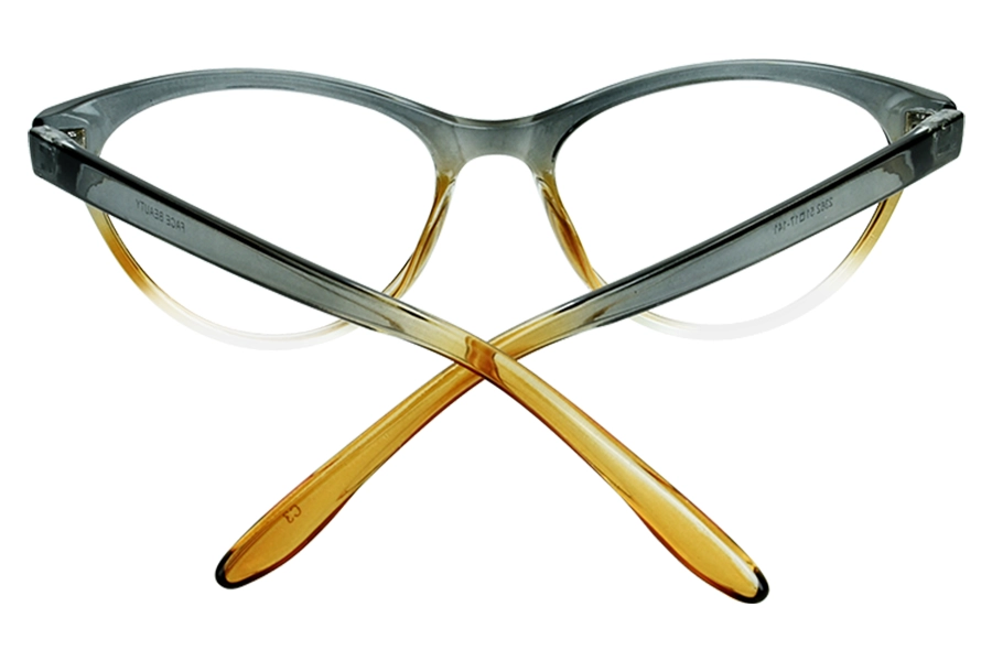 Cat Eye 2362 Three Tone Glasses Frame Ainak.pk