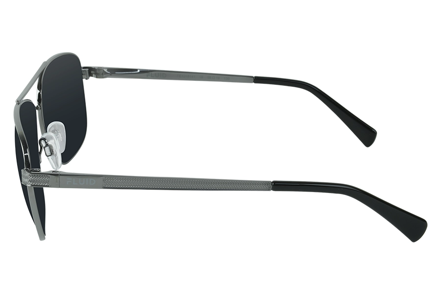 Fluid FE1218 Grey Metal Sunglasses | Ainak.pk