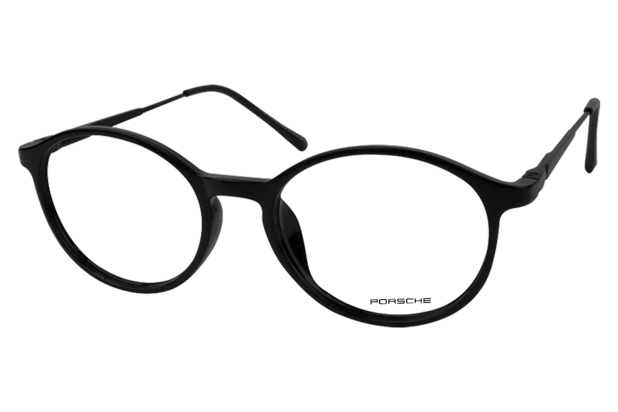 Round 3319 Black Glasses Frame | Ainak.pk