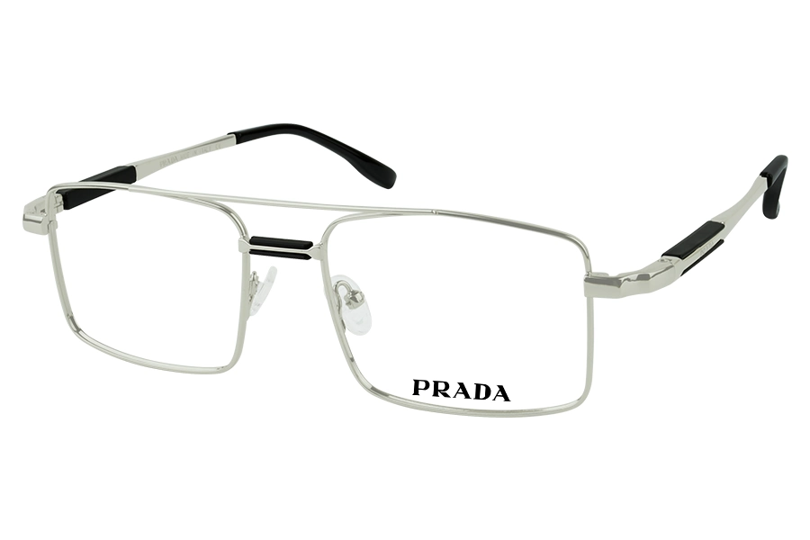Prada PR043 Silver Glasses Frame | Ainak.pk