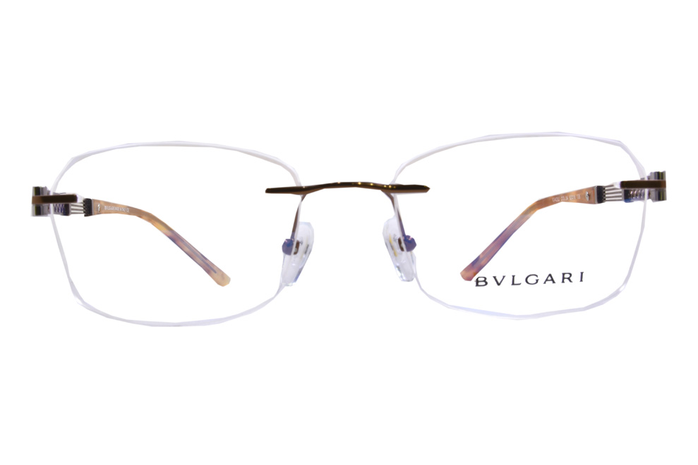 bvlgari rimless glasses