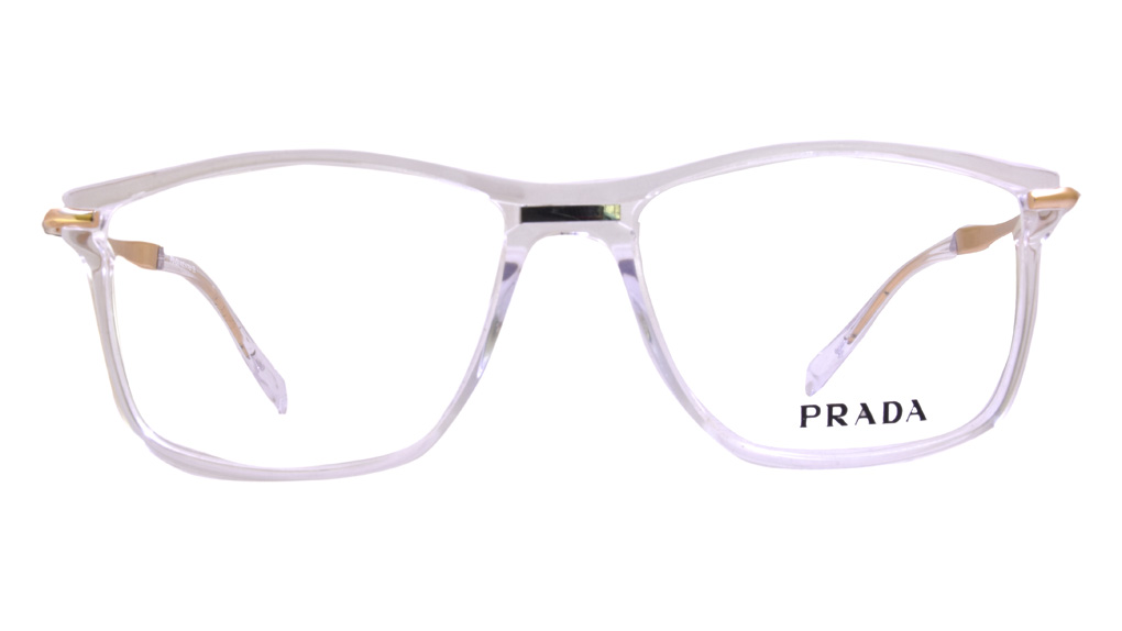 prada clear glasses