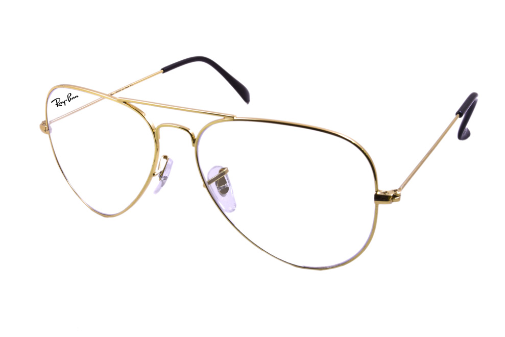 Golden fashion eye glasses